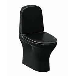 Toalettstol Gustavsberg Estetic 8300 Hygienic Flush Svart
