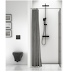 Vägghängd Toalettstol Gustavsberg Estetic 8330 Hygienic Flush Svart