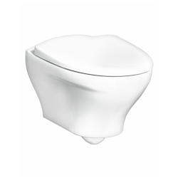 Vägghängd Toalettstol Gustavsberg Estetic 8330 Hygienic Flush Vit