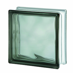 Glasblock Basic Moln 1908/W Grå