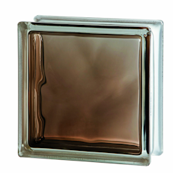 Glasblock Basic Moln 1908/BB Brun
