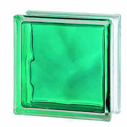 Glasblock Basic Moln 1908/BB Turkos