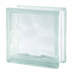 Glasblock Basic 1908/C-Y (Moln/Slät olika sidor)