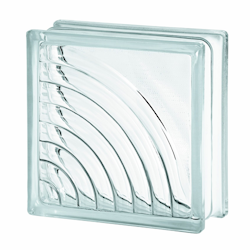 Glasblock Basic 1908/V Klar Midarc