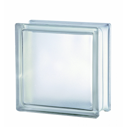 Glasblock Basic 1908/W-D Moln/Slät Frost olika sidor