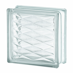 Glasblock Basic 1908/ZP Klar Lozenge