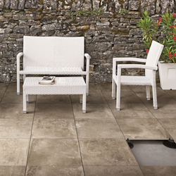 Uteklinker La Roche Ecru 60x60 2 cm