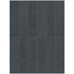 Kakel Pop Blu Avio Flat Glossy 6,2x25