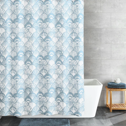 Duschdraperi Kleine Wolke Concha Iceblue 180x200 cm