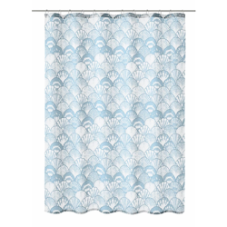 Duschdraperi Kleine Wolke Concha Iceblue 180x200 cm