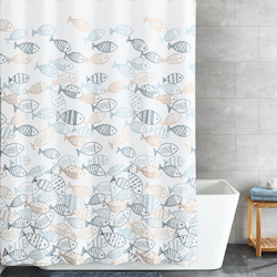 Duschdraperi Kleine Wolke Sardinas Multi 180x200 cm