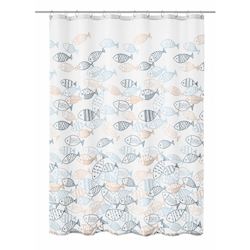 Duschdraperi Kleine Wolke Sardinas Multi 180x200 cm