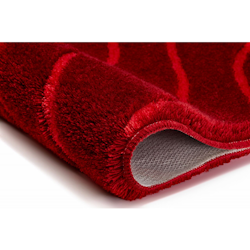 Badrumsmatta Kleine Wolke Tram Red