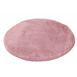 Badrumsmatta Kleine Wolke Relax Pastellrose 60 cm Rund