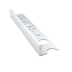 Kakellist L alu 10 mm Kalk 2,5 m