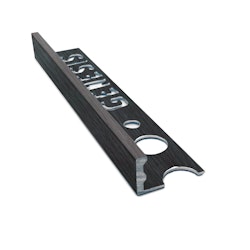 Kakellist L alu 10 mm Kanonmetall 2,5 m