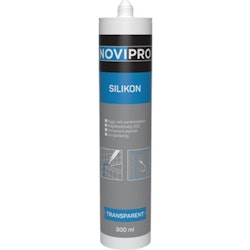 Sanitetssilikon Novipro Transparent 300 ml