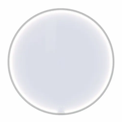 Dansani Moon spegel ø90 cm Vit med ram, belysning och ljusstyrning