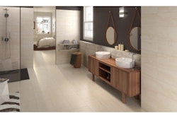 Kakel Travertine Beige Matt 25x40