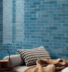 Kakel Tbrick Wall Navy 5,2X16 Glossy