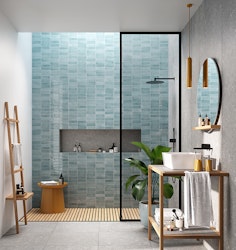 Kakel Tbrick Wall Cerulean 5,2X16 Glossy