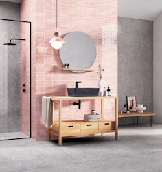 Kakel Tbrick Wall Pink Panther 5,2X16 Glossy