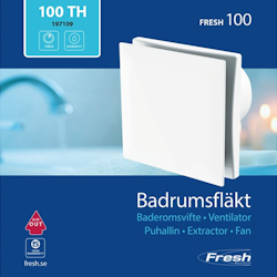 Badrumsfläkt Fresh 100 TH