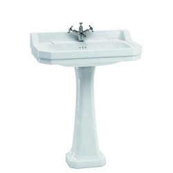 Tvättställ Burlington Edwardian 80 cm på Piedestal