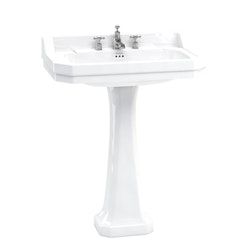 Tvättställ Burlington Edwardian 80 cm på Piedestal