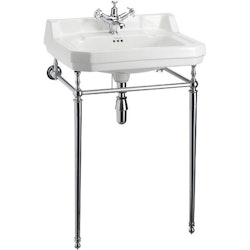 Tvättställ Burlington Edwardian 61 cm med Handfatsställ