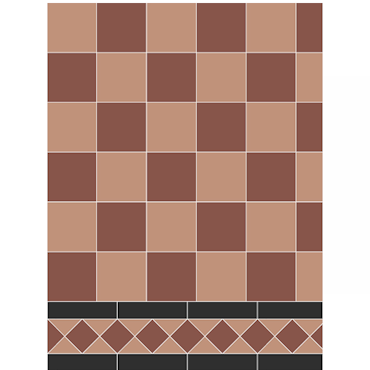 Klinker Victorian Chichester 10x10