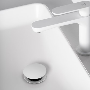 Tvättställsblandare INR Sleek Matte White
