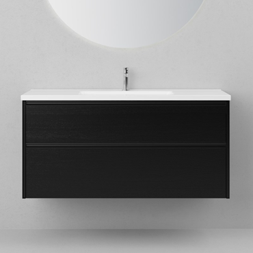 Tvättställsskåp INR Grand Grip Black Oak 120