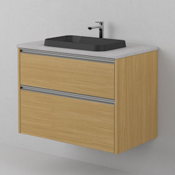 Tvättställsskåp INR Grand Grip Natural Oak 80