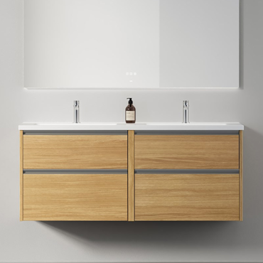 Tvättställsskåp INR Grand Grip Natural Oak 140