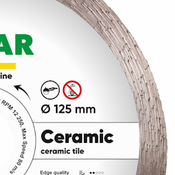 Diamantklinga Distar Ceramic Ø125, 22,23mm