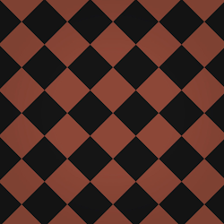 Klinker Hexa Square Rusty Red 15x15