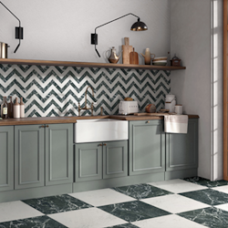 Klinker Classica Verde Alpi 30x60