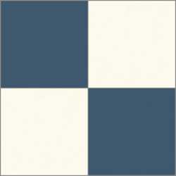 Klinker Hexa Square Aegean Blue 15x15