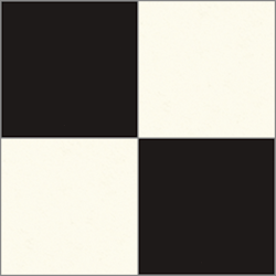 Klinker Hexa Square Black Swan 15x15