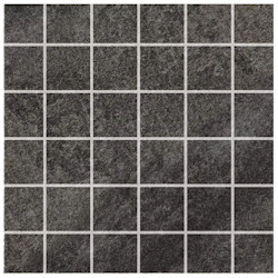 Mosaik Alfalux Stonequartz Nero 5x5