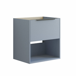 Tvättställsskåp Dansani Mido+ Classic 60x44 med 1 Låda och Öppen Hylla