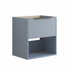 Tvättställsskåp Dansani Mido+ Classic 60x44 med 1 Låda, Öppen Hylla och Struktur Front