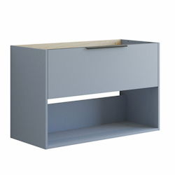 Tvättställsskåp Dansani Mido+ Classic 100x44 med 1 Låda och Öppen Hylla