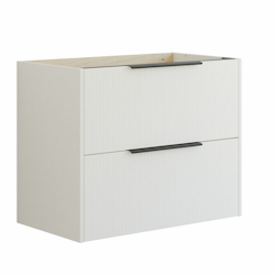 Tvättställsskåp Dansani Mido+ Classic 80x44 med 2 Lådor och Struktur Front