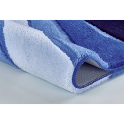 Badrumsmatta Kleine Wolke Ocean Royalblau