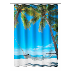 Duschdraperi Kleine Wolke Bahamas Multi 180x200 cm
