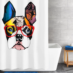 Duschdraperi Kleine Wolke Henry Multi 180x200 cm