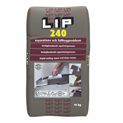 Reparations- och fallbyggnadsbruk Lip 240 15 Kg