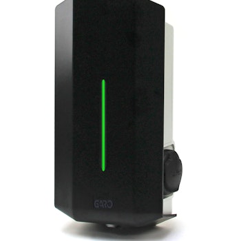 GARO GLB Laddbox, 3-fas, 32A, 22kW med Wifi och Typ 2-kontakt (personskyddsbrytare ingår)